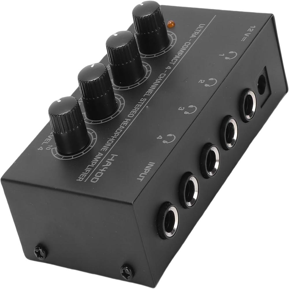 Independent Volume Control Headphone Amplifier 4 Channel 4 Channel Amplifier For Guitar
