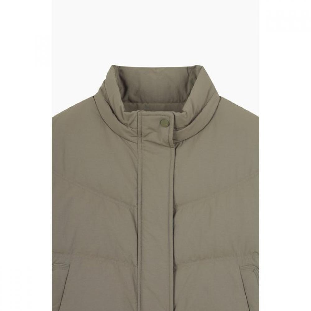 Benetton White Ribbon Knit Down Jumper Bapdf2611