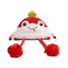 Winter Pet Hat Chinese New Year Snake Theme Headwear Hat For Holiday Celebration Dog Cats Head Accessory
