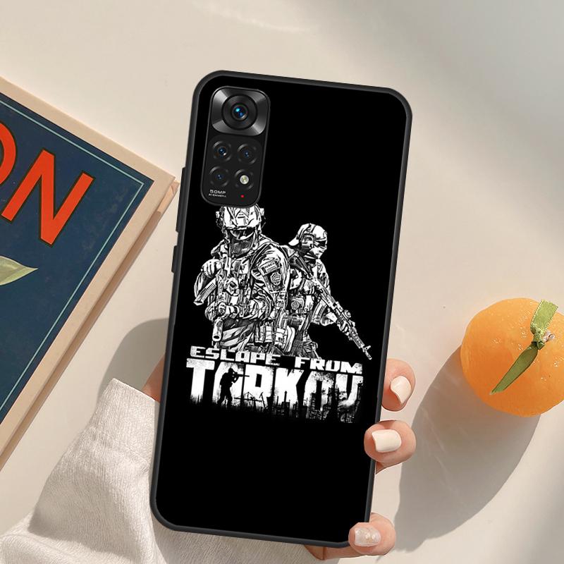 Escape From Tarkov Case For Xiaomi Redmi Note 10 11 8 9 12 Pro Redmi Note 12S 11S 10S 9S 9C 10C 10A 12C Coque