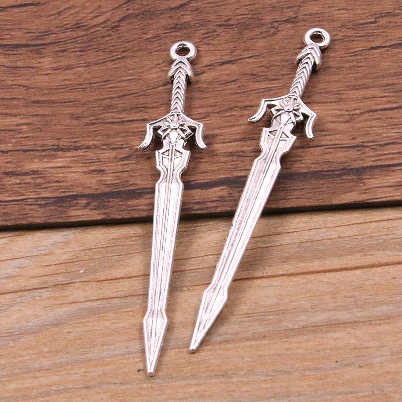 15 DIY Alloy Weapon Charms: Swords, Knives, Guns, Bows & More