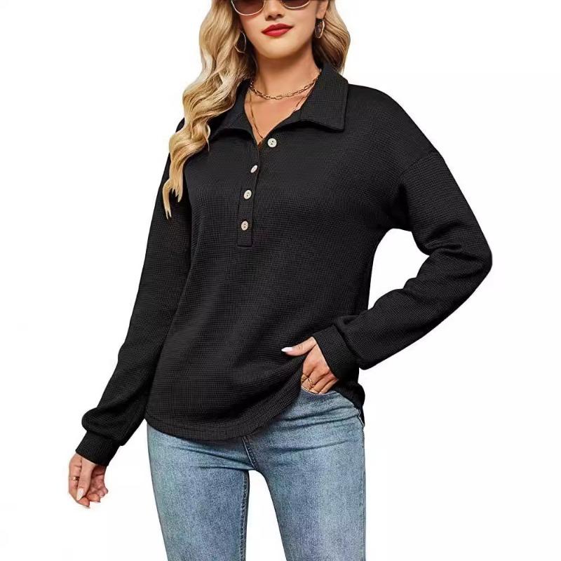 Футболка с длинным рукавом вафельного плетения — фото 4