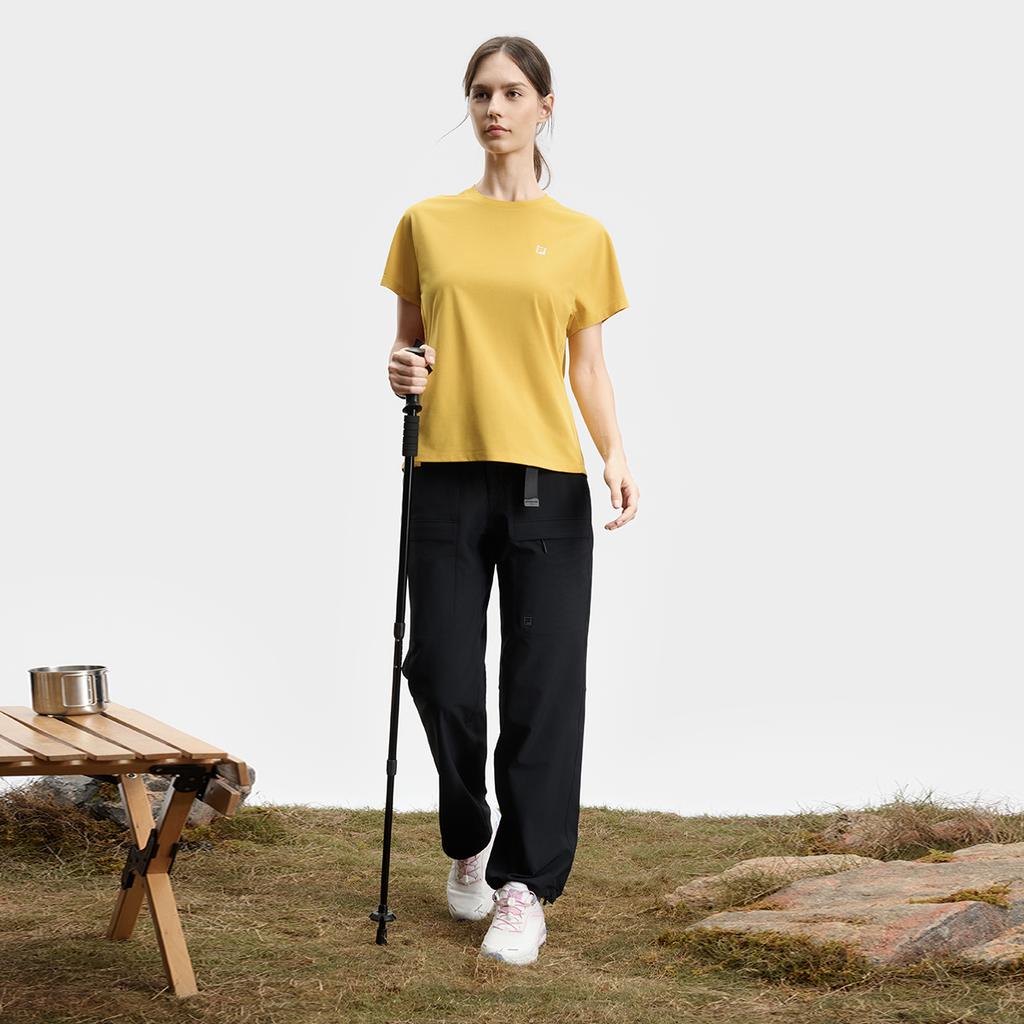 New FILA x BBC EARTH Casual Pants Women's Pitch Black A11W437802FBK