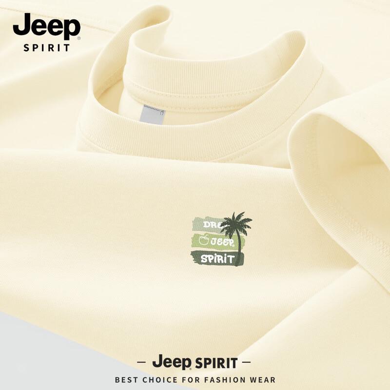 JEEP SPIRIT Men s 2026 Summer Cotton T-Shirt L