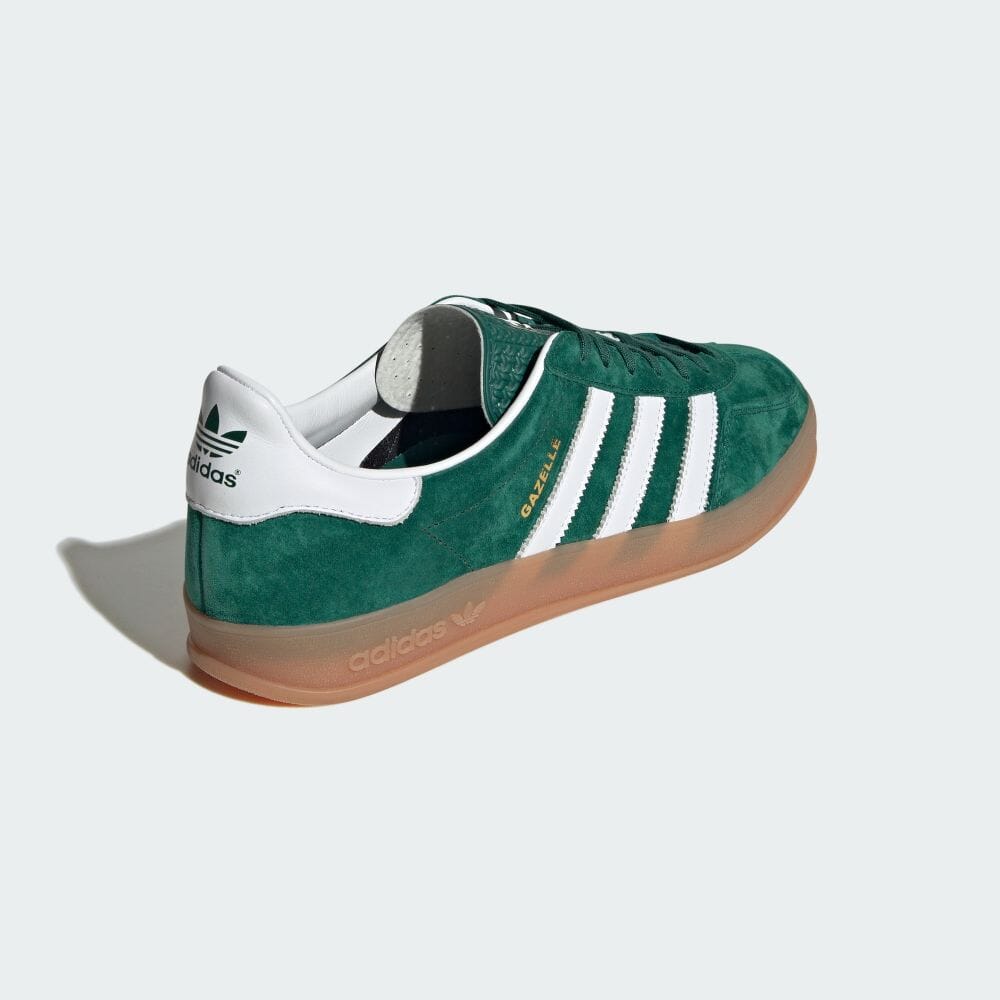 Adidas GAZELLE INDOOR College Green Sneakers ORIGINALS Unisex IG1596 College Green / Footwear White / Gum