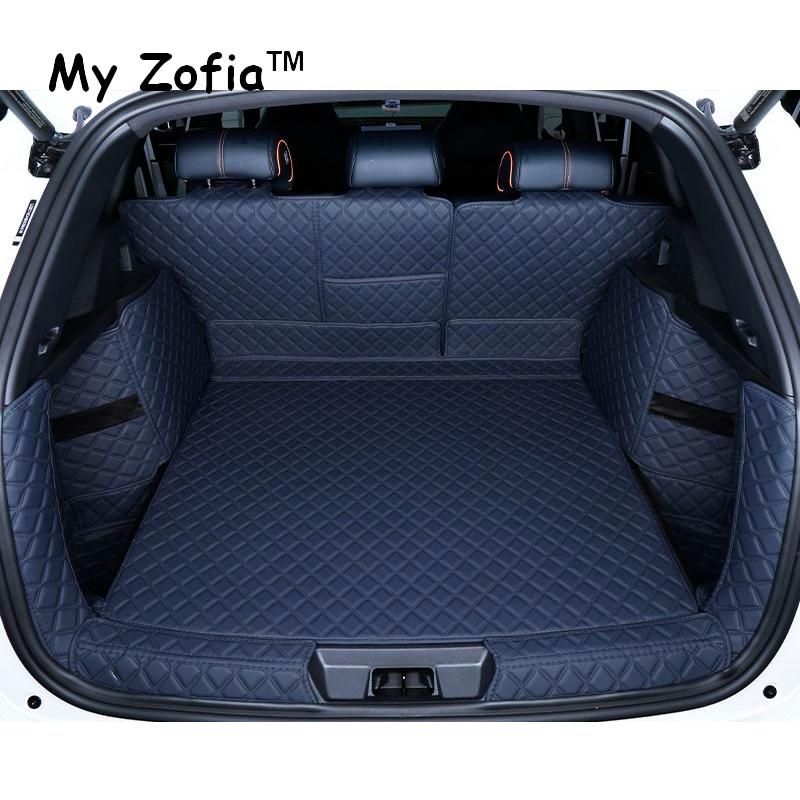 For BYD Seal U Sealion 6 2023 2024 2025 Leather Car Rear Storage Box Pad Trunk Mat Waterproof Bottom Protector Pad Car Decor