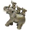 Elegant Resins Elephant Mother and Baby Figurine Sculpture for Home Decoration Collectible Ornament and Gift Giving