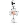 Sale 100% 925 Sterling Silver Flower Four Leaf Clover Shell Charm Fit Original  Bracelet Making DIY Jewelry for Women