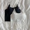 Women Crop Tops Sexy Summer Solid Color Camisole Ice Silk Tube Top Seamless Skinny Sports Tank Top Wireless Underwear Bra Bralet