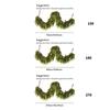 Luxurious Artificial Pine Wreath Bendable Wire Branch Realistic Texture For Fireplaces Mirror Tabletop Christmas Decors