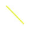 MégaCréa DIY - Mini ruban gros grain Jaune fluo 0,5 cm