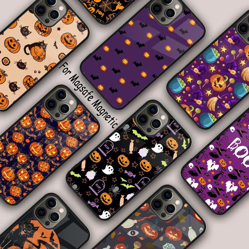 Halloween Aesthetic Magnetic Phone Case For APPLE iPhone 17 Air 16 14 13 12 Pro Max 15 Plus Wireless Charge With MagSafe Cover