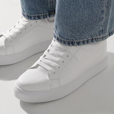 [Salto Alto] Tênis com Elevação Chave Falsa 7CM Branco [HT4395-WH] [Enviado da Coreia] 100% Autêntico