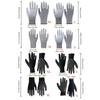 12 Pair Black /Grey/ horticulture Gloves Safety Work Gloves Repair Gloves Palm Coated Gloves Carpenter Repairman Supplies