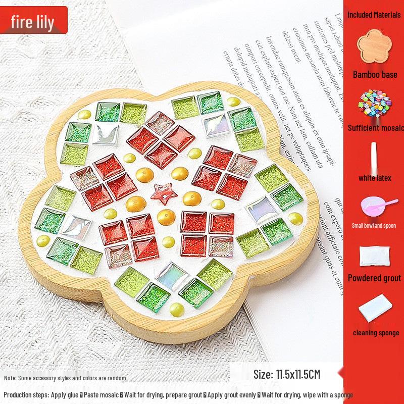 DIY Mosaic Coaster Kit for Kids: Creative Father's Day Craft