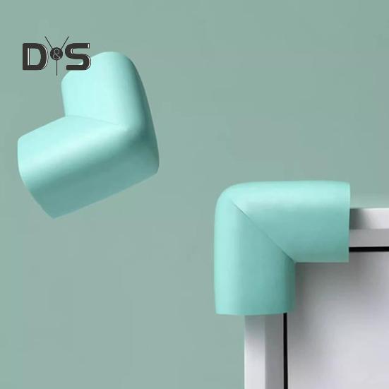 10 Stück Möbeleckenschutz, Antikollisionsschutz, babysicher, weich, selbstklebend, für Tisch und Schreibtisch, rechtwinklig, scharfe Kanten, Eckenschutz, Stoßstangenschutz