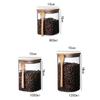 Glass Sealed Can Spice Jar with Spoon Lid Condiment Container Coffee Storage Tank Kitchen Sugar Bottle Tea Box