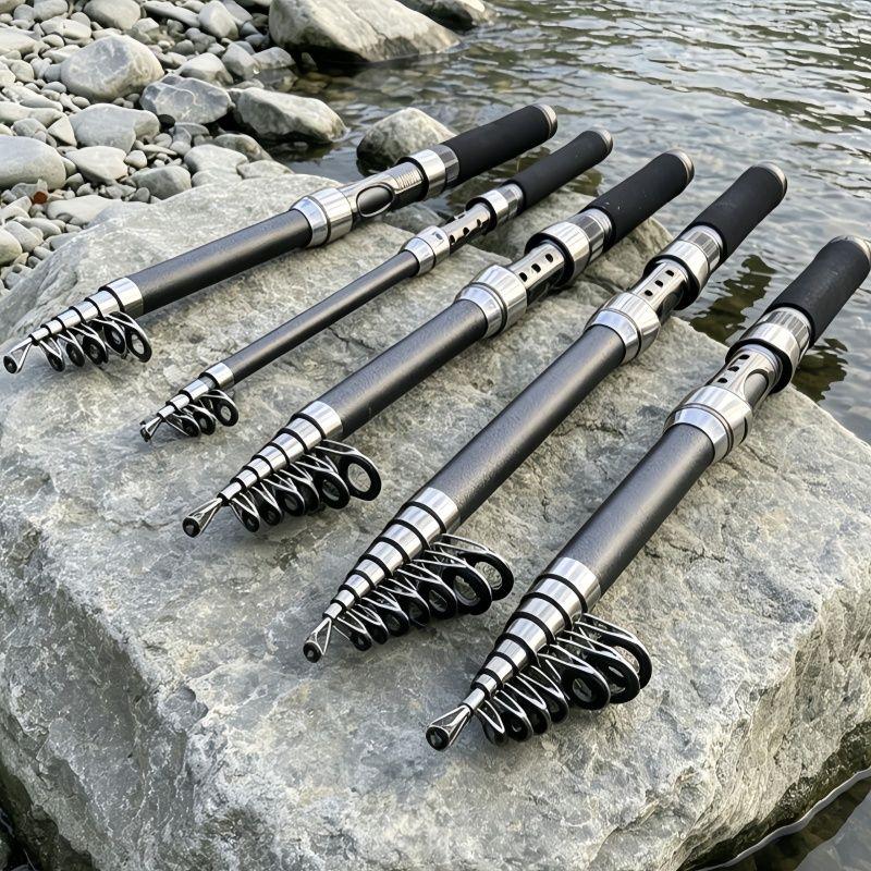 Lightweight Telescopic Carbon Fiber Spinning Fishing Rod 2.1m/2.4m/2.7m/3.0m/3.6m  for Trout, Carp, Perch – Fishing Tackle