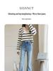 Women's High-Waisted Micro-Flare Jeans: Slimming Light-Colored Pants for Petite Figures - Spring & Autumn Style