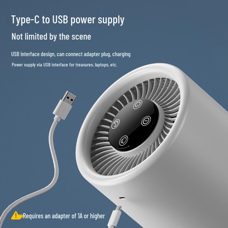USB Air Purifier with Negative Ion for Smoke and Odor Elimination
