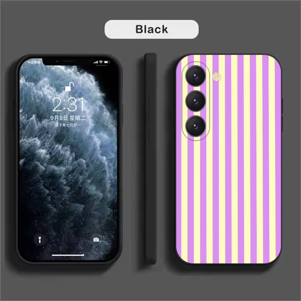 Colorful Striped Phone Case For Samsung Galaxy A52 A42 A32 A22 A12 A02S A72 A73 A51 A41 A31 A21S A71 A40 A30S A20S