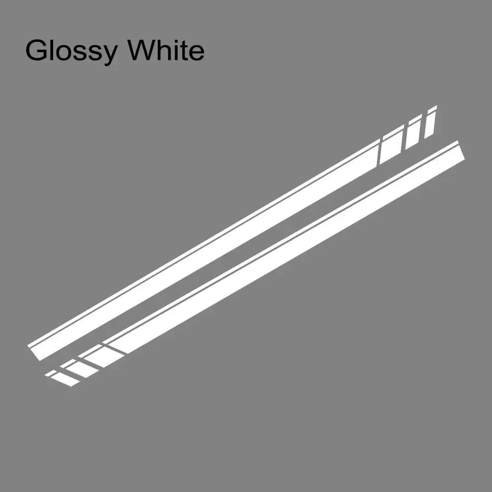 2PCS Car Side Stickers For VW Volkswagen Polo 6R 6C 9N2 9J GTI Auto Modification PVC Racing Style Decals Car Tuning Accessories