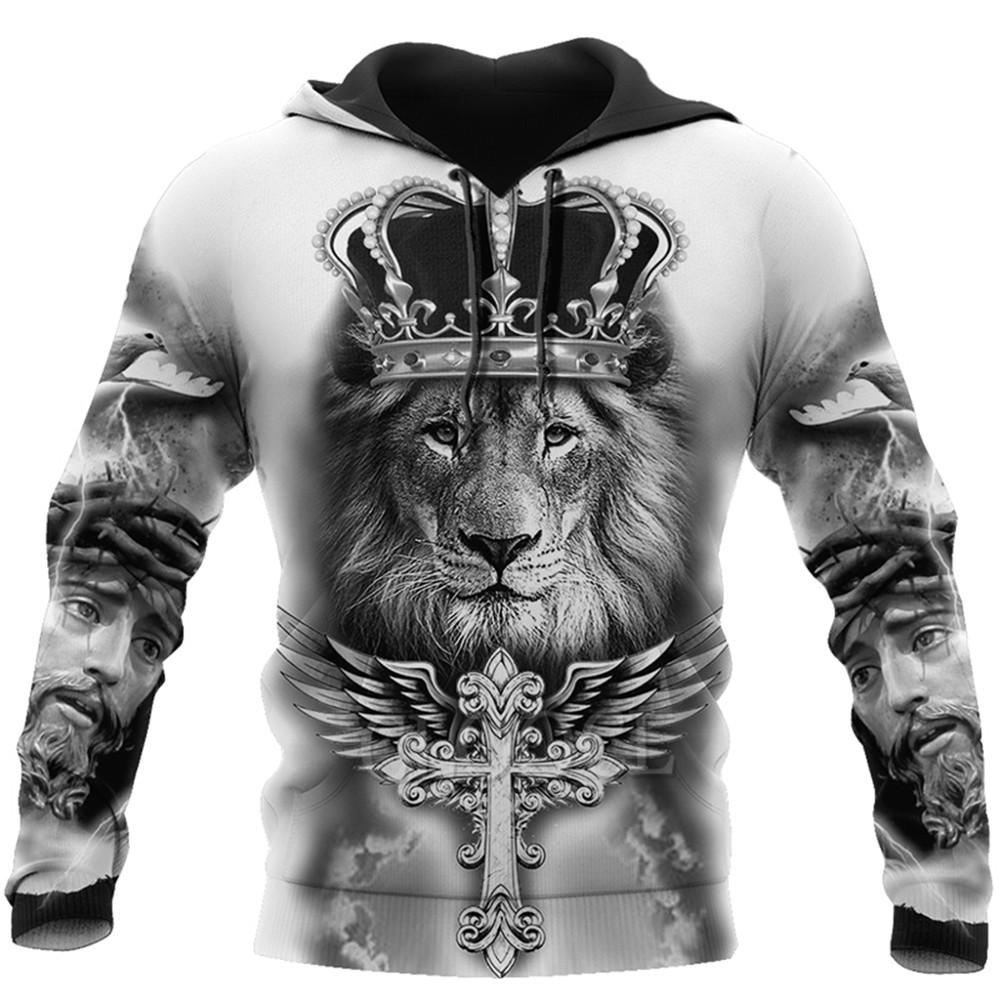 3d lion sweatshirt