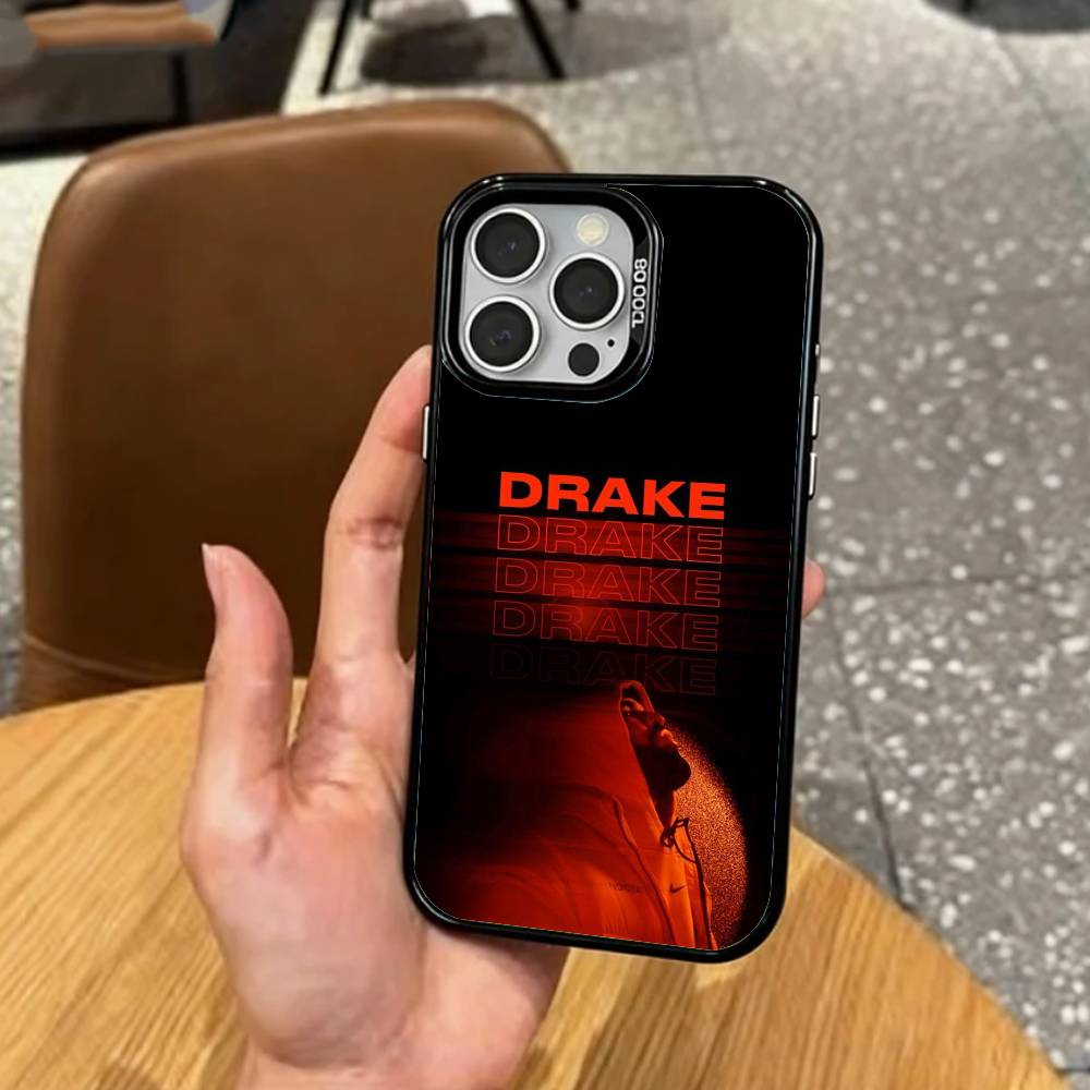 Dashing Drake Phone Case For iPhone17,16,15,14,13,12,11 Plus,Pro Max Colored Silver Plated Inside Cover