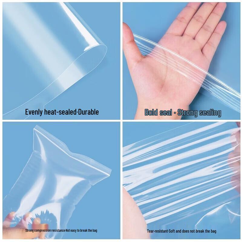 Jingqingfu Clear Self-Sealing Storage Bags