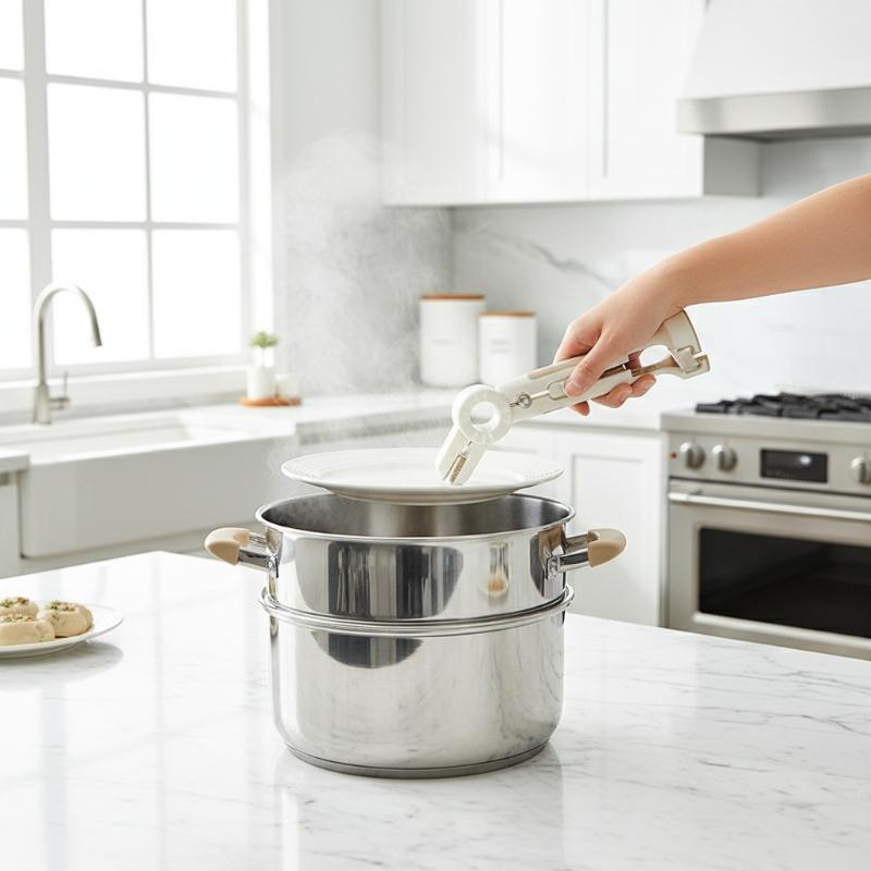 New 2-In-1 Multi-Purpose Anti-Scalding Hot Bowl Dish,Silicone Hot Plate Gripper,Dip Clips For Plates,Plate Gripper