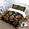 Gingerbread Candy Cane Print Bedding Duvet Cover Set Duvet Cover Pillowcases  (1*Duvet Cover 2*Pillowcases, without duvet insert)