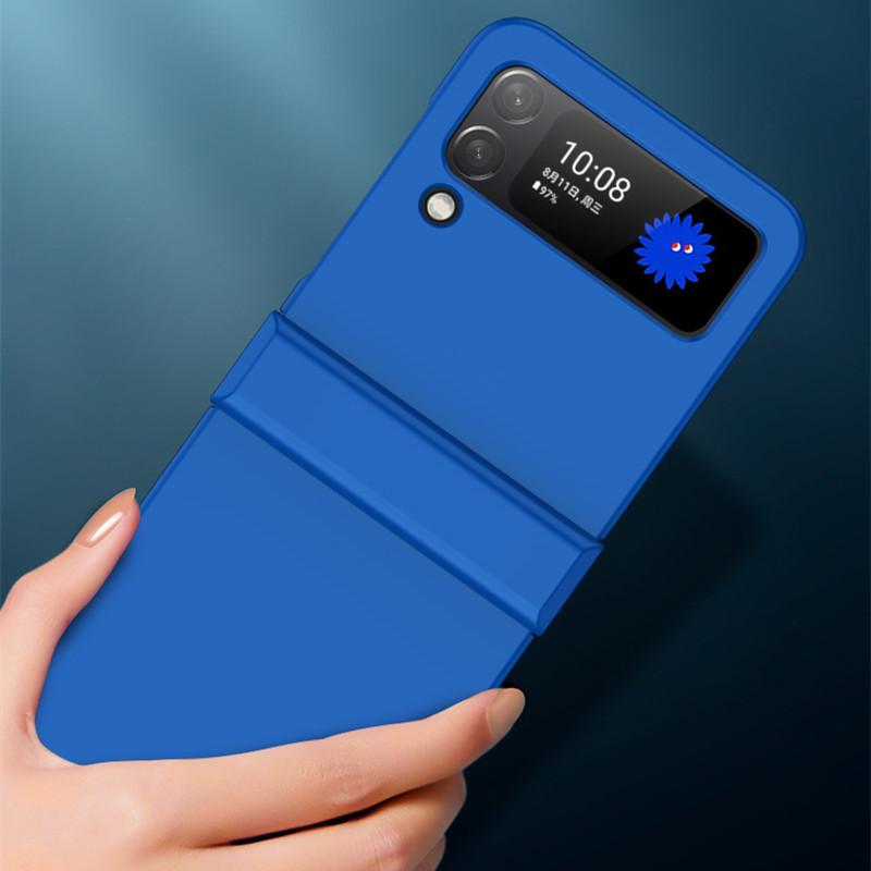 Stoßfestes, mattes, präzises Capa-Gehäuse für Samsung Galaxy Z Flip3 Flip 4 Flip4 Flip 3 5g Anti-Drop-Telefontasche für Samsung Z Flip3