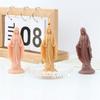 Silicone Candle Mold, Virgin Maria Sculpture Epoxy Gypsum Mould Home Decorations for DIY Handcrafts Resin Plaster Molds