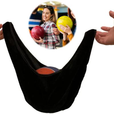 Bowling Ball Polisher Bag Seesaw Towel Washable Bowling Ball Cleaner Holder Carrier Pouch Cleaning Cloth Cover Bowling Ball Accessories