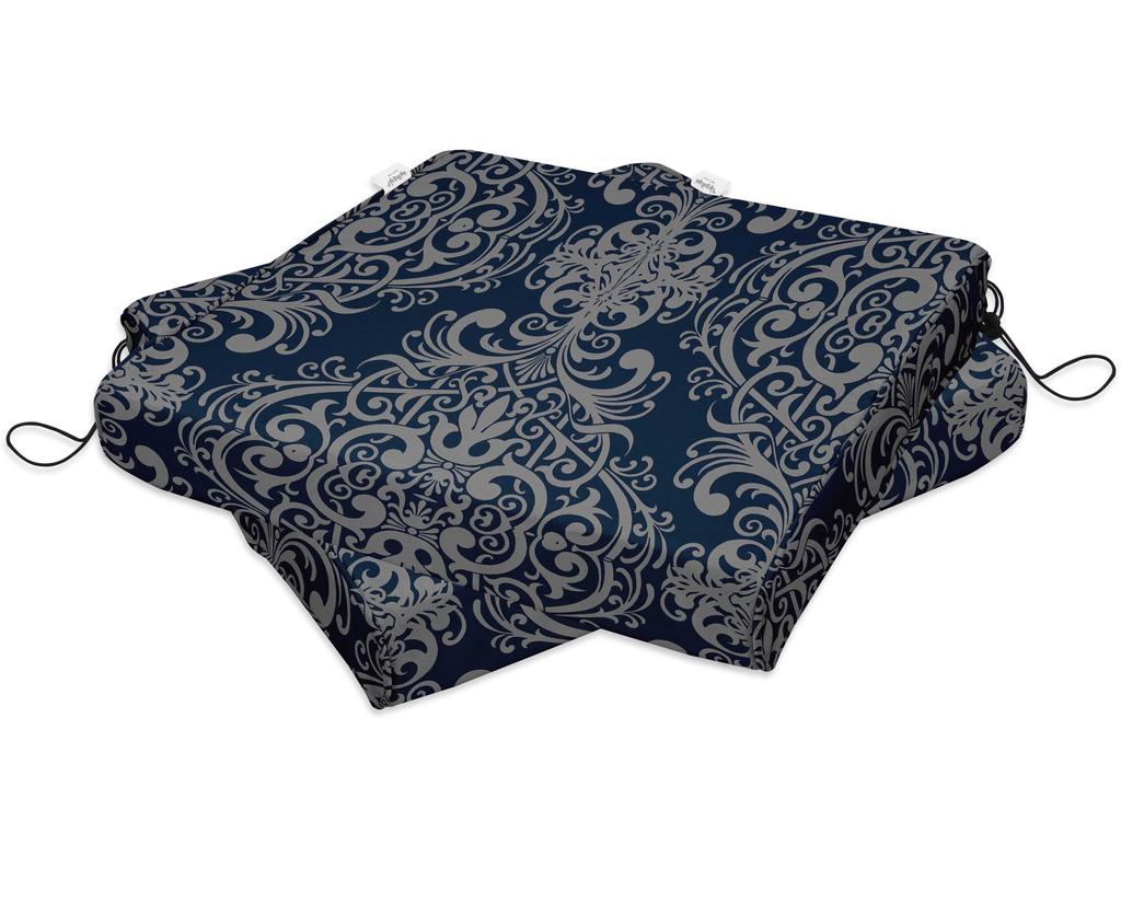 Vargottam Perfect Outdoor Indoor Square Corner Seat Cushions Water-Resistant Lounge Chair 18.5" X 16" Home Office Patio Furniture