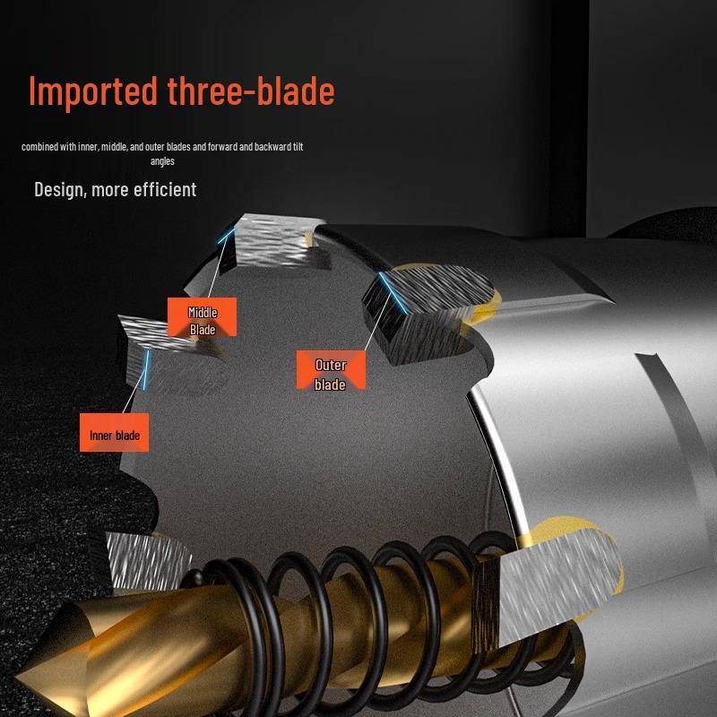 Carbide Stainless Steel Hole Saw Set for Thick Metal and Iron Plates