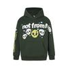 BrokenPlanet American Trend Foaming Print Fleece-Lined Loose Hoodie