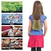 Hand Woven Small Bamboo Pack Basket Simple Pastoral Storage Container Multi Functional Fruit Home Bedroom Office Decorative