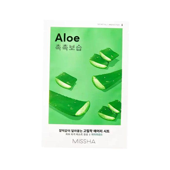 Masque tissu - Missha Airy Fit - Aloe - Hydratant - Apaisant