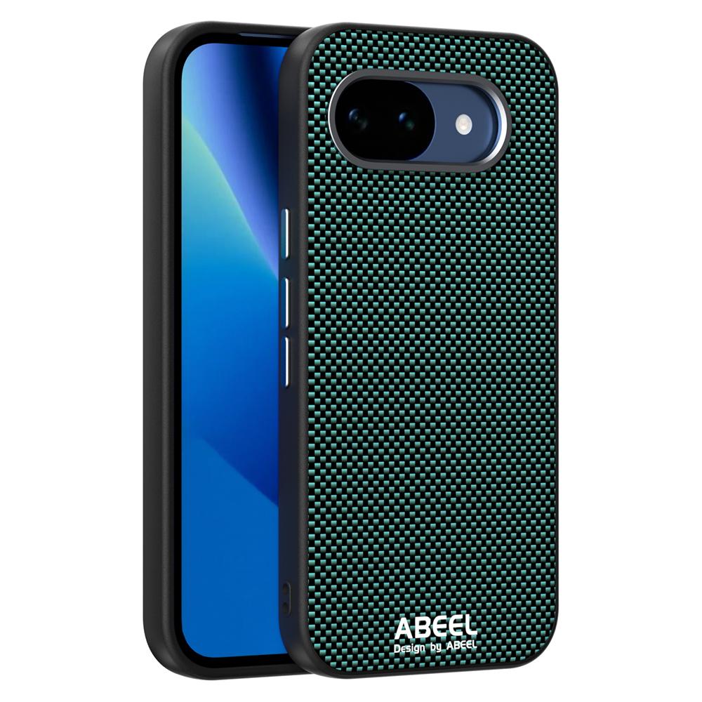 ABEEL For Google Pixel 10a Magnetic Case Printed PC TPU Aluminum Alloy Leather Phone Cover