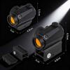 R5 1x20mm 2 MOA Red Dot Sight Reflex Riflescope Hunting Scope With Mount Riser 20mm Rail Co-Witness Holographic AR15