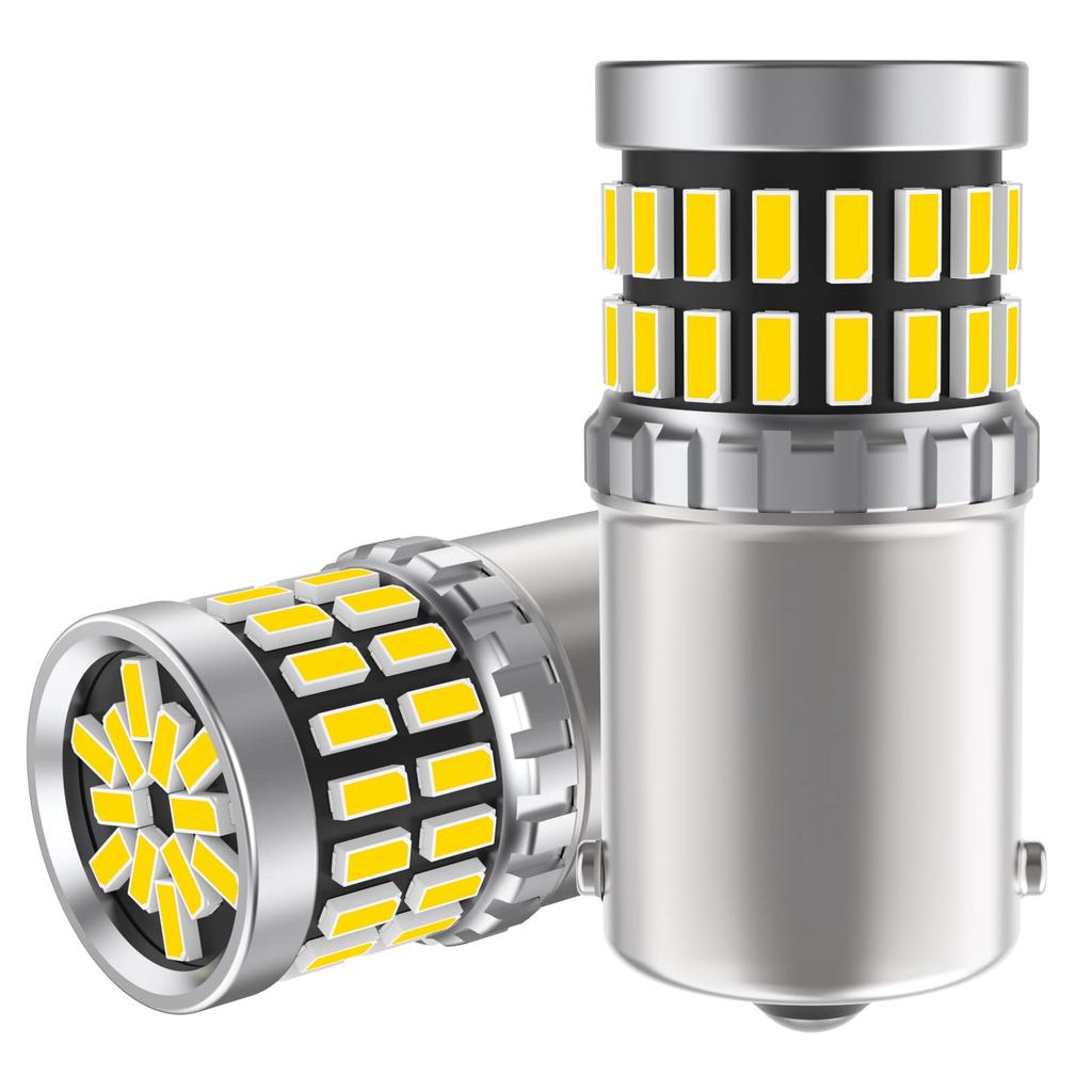 -24V S25 LED Single Bulb, White Back Lamp, BA15S, P21W, G18, 180 Degree Different,