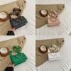 Fashionable Vintage Style Pu Shoulder Bag With Wide Strap And Chic Chain Detail