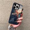 Elk Reindeer Phone Case For IPhone 16 15 14 Plus 13 12 11 Pro 7 8 XS Max XR Silver Black Bumper Case