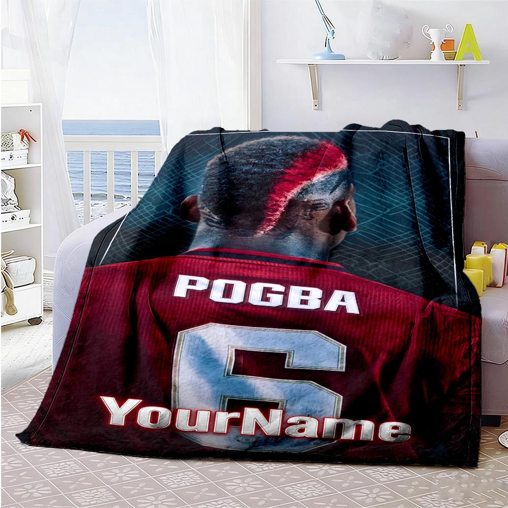 Manchester Customize Text Blanket Multi-purpose Customizable Blanket Durable Comfort Versatile for Home Decor Chair Nap Couch All-Season Use