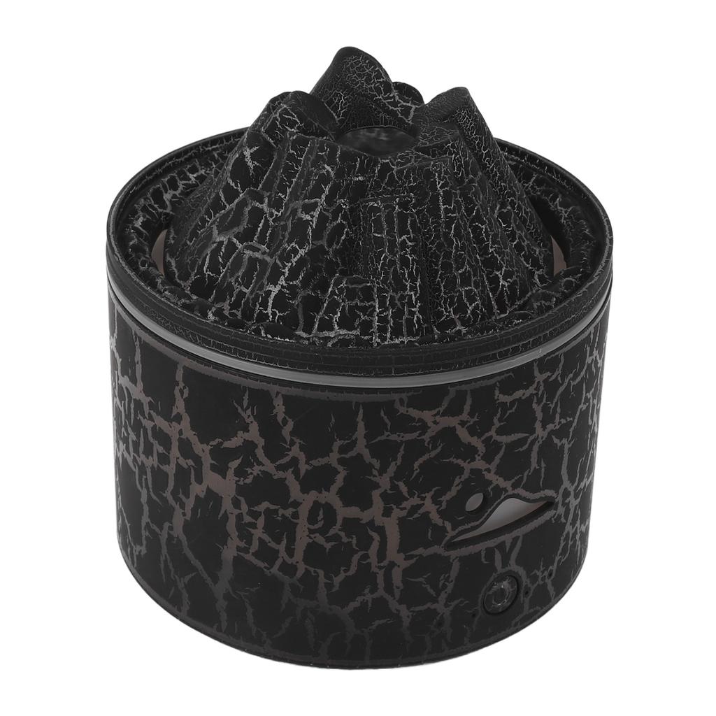 Volcano Diffuser 5V 180ml Relaxing Auto Off Warm Atmosphere Flame Humidifier for Home Bedroom Office
