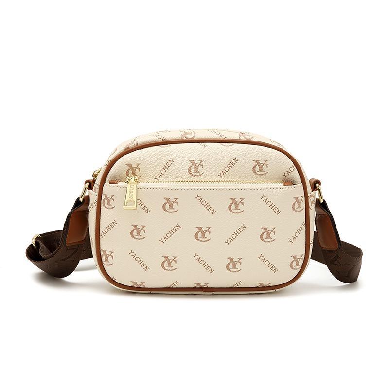 Bag Women's Summer Versatile New Trend High-end Soft Leather Multi-layer Shoulder Bag Messenger Bag Mobile Phone Bag