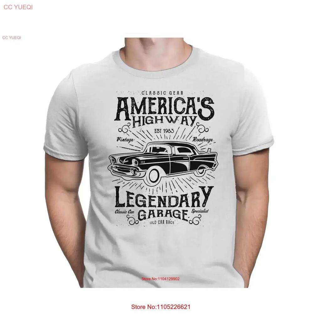 Americans Highway Unisexs Fun T Shirt Small To 4xl Papayana Vintage Stretched Unisex Homme Streetwear Breathable
