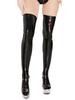 Sexy Women Pu Hollow Out Tight Pencil Dress Pvc Latex Faux Leather Shiny Micro Mini Dress Coslpay Maid Bodycon Dance Dress