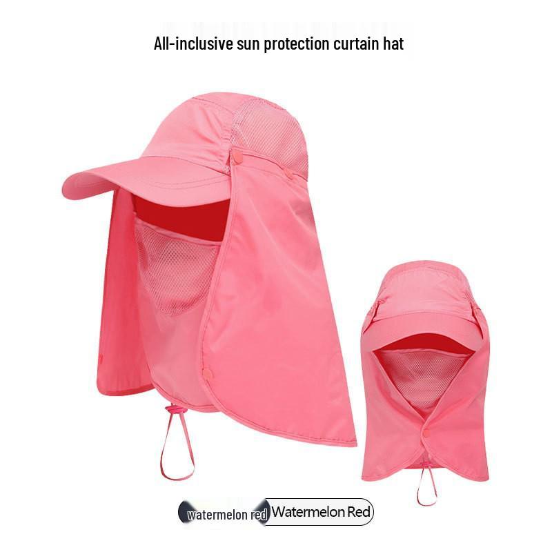 Unisex UV Protection Hat with Detachable Flap – Quick-Drying Sun Hat for Climbing and Fishing